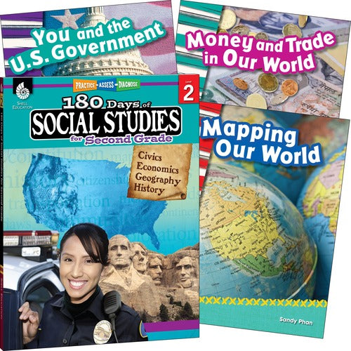 Shell Education SHL118396 Learn At Home Social Studies Books Printed Book