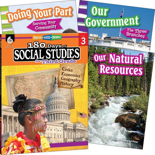 Shell Education SHL118397 Learn At Home Social Studies Books Printed Book