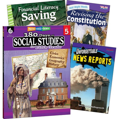 Shell Education SHL118399 Learn At Home Social Studies Books Printed Book