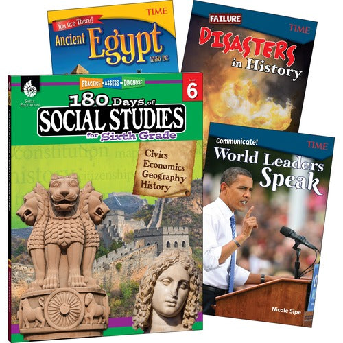 Shell Education SHL118400 Learn At Home Social Studies Books Printed Book