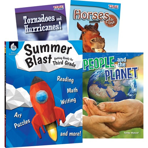 Shell Education SHL51679 Learn-At-Home Summer Science Set Printed Book by Wendy Conklin