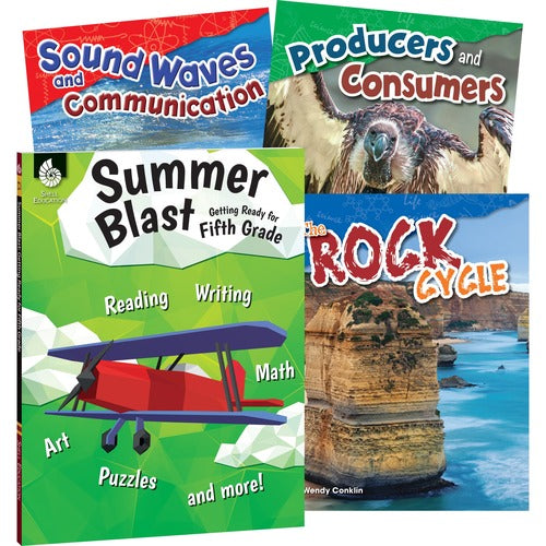 Shell Education SHL51681 Learn-At-Home Summer Science Set Printed Book by Wendy Conklin