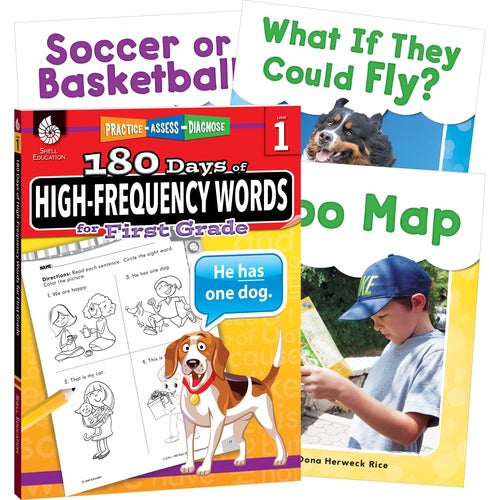 Shell Education SHL109746 Learn At Home Grade 1 Frequency Words Printed Book