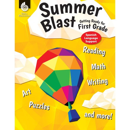 Shell Education SHL86126 Summer Blast Spanish Workbook Printed Book