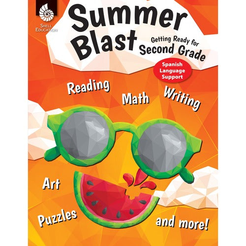 Shell Education SHL86127 Summer Blast Spanish Workbook Printed Book