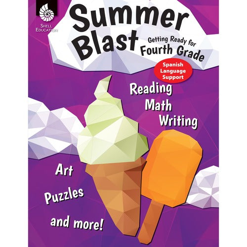 Shell Education SHL86129 Summer Blast Spanish Workbook Printed Book