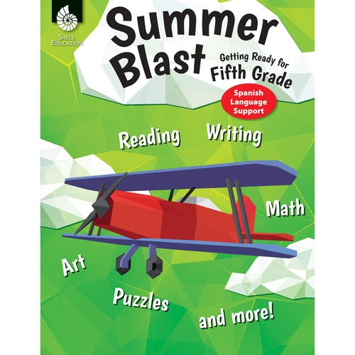 Shell Education SHL86130 Summer Blast Spanish Workbook Printed Book