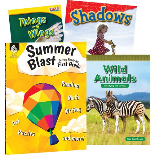 Shell Education SHL51671 Learn-At-Home Grade 1 Summer STEM Bundle Set Printed Book by Jodene Smith