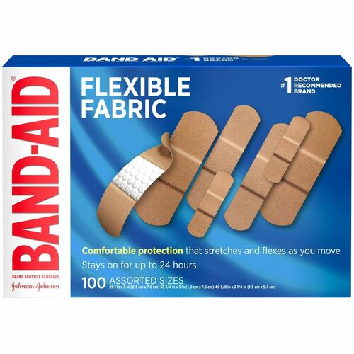 Band-Aid JOJ115078 Flexible Fabric Adhesive Bandages