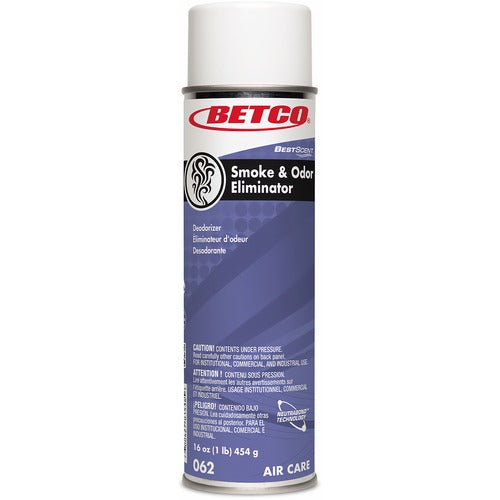 Betco BET0622300 BestScent Smoke/Odor Eliminator Aerosol