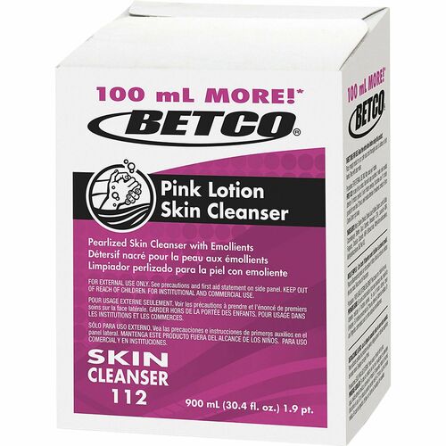 Betco BET1121900 Pink Lotion Skin Cleanser