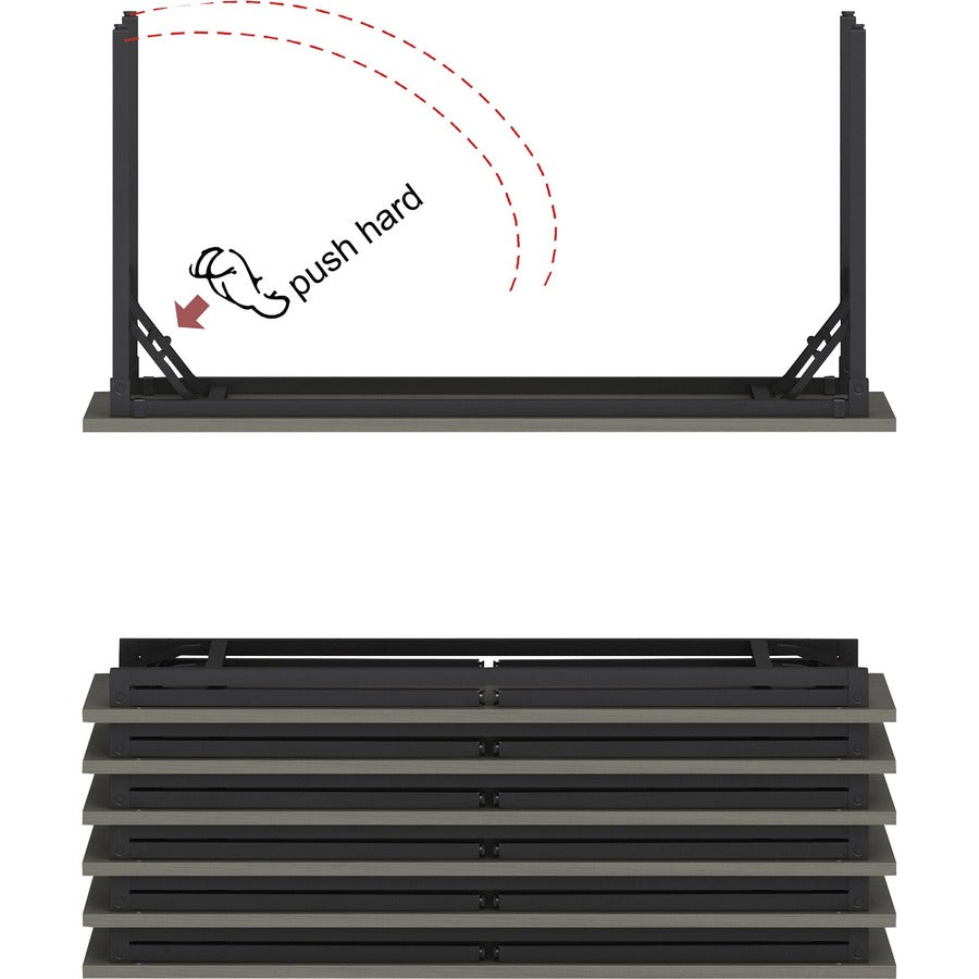 Lorell LLR60746 Folding Training Table