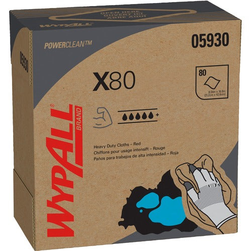 Wypall KCC05930 Power Clean X80 Heavy Duty Cloths