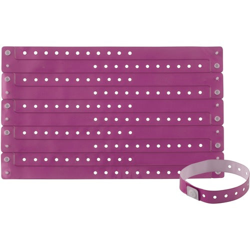 Advantus AVT97762 Colored Vinyl Wristbands