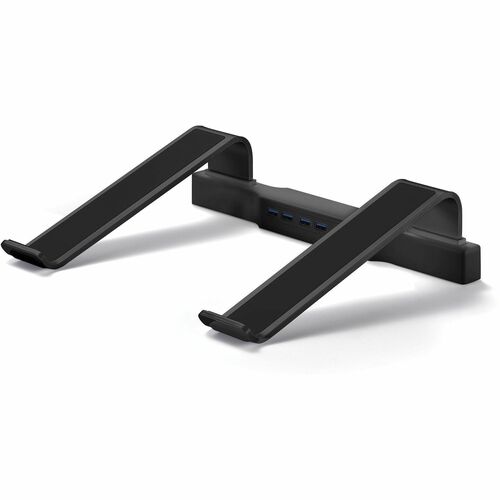 DAC® DTA21680 MP-220 Non-Skid Laptop Stand With 4-Port USB 3.0 Hub, Black