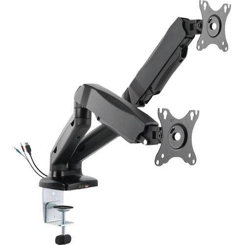 Lorell LLR99801 Mounting Arm for Monitor - Black