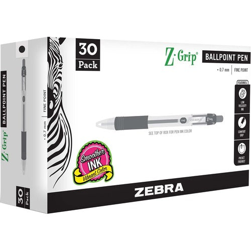 Zebra Pen ZEB25130 Z-Grip Retractable Ballpoint Pens