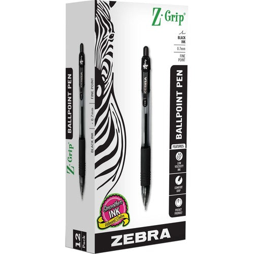 Zebra Pen ZEB23910 Z-Grip Retractable Ballpoint Pens