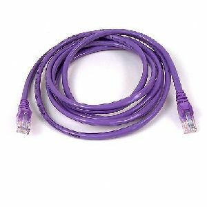 Belkin BLKA3L79101PURS RJ45 CAT-5e Patch Cable, Snagless Molded Purple 01