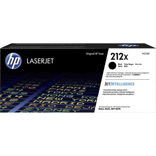HP HEWW2120X 212X Original High Yield Laser Toner Cartridge - Black - 1 Each