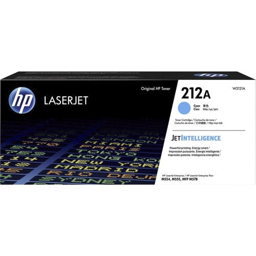 HP HEWW2121A 212A Original Standard Yield Laser Toner Cartridge - Cyan - 1 Each