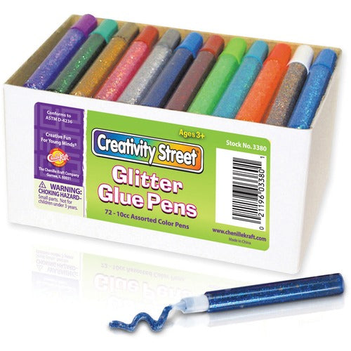 Creativity Street PAC338000 Glitter Glue Pens Classpack