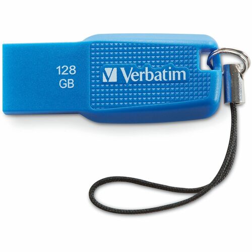 Verbatim VER70880 128GB Ergo USB 3.0 Flash Drive - Blue