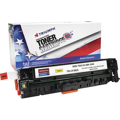 SKILCRAFT® NSN6891046 Remanufactured Laser Toner Cartridge 312A - Yellow - 1 / Carton