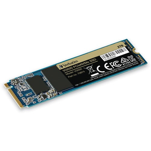 Verbatim VER70874 Vi3000 2 TB Solid State Drive - M.2 2280 Internal - PCI Express NVMe (PCI Express NVMe 3.0 x4)