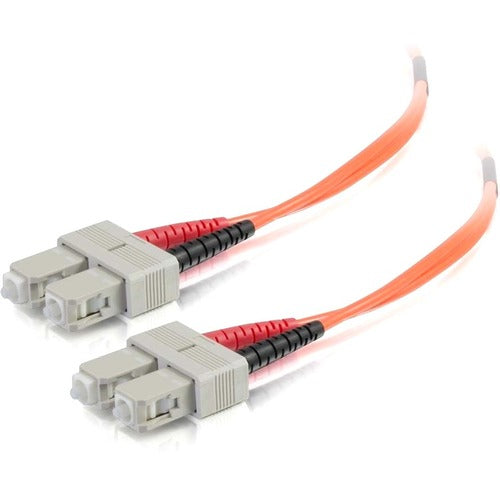 C2G CGO33005 16.4ft (5m) SC-SC 50/125 OM2 Duplex Multimode PVC Fiber Optic Cable - Orange