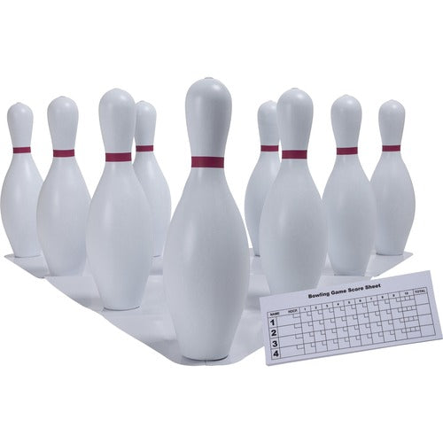 Champion Sports CSIBP10 Plastic Bowling Pin Set