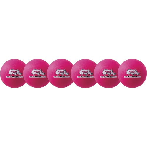 Champion Sports CSIRXD6NPSET Rhino Skin Low Bounce Dodgeball Set