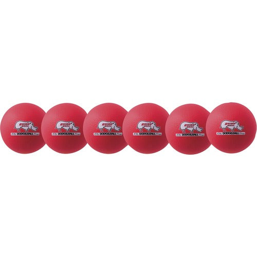 Champion Sports CSIRXD6NRDSET Rhino Skin Low Bounce Dodgeball Set