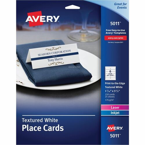 Avery® AVE05011 Avery® Place Cards with Sure Feed