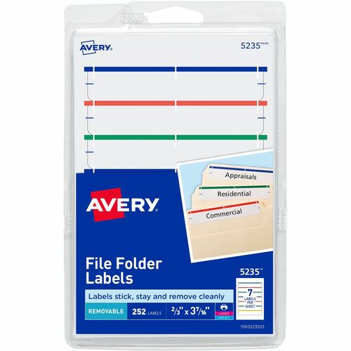 Avery® AVE05235 Avery® Removable File Folder Labels