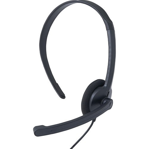 Verbatim VER70722 Mono Headset with Microphone and In-Line Remote