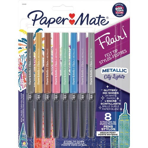 Paper Mate PAP2134319 Flair Medium Tip Metallic Pens
