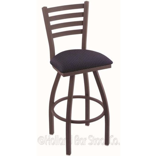 Holland Bar Stools HBC41030PWBLK Bar Stool Jackie Swivel Stool