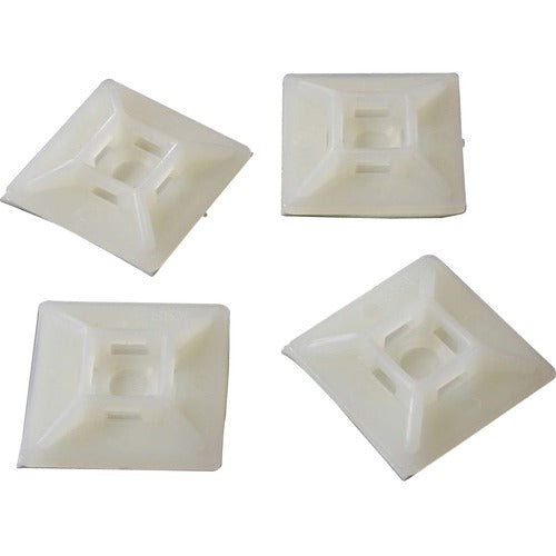StarTech.com STCHC102 Self-adhesive Nylon Cable Tie Mounts - Pkg of 100