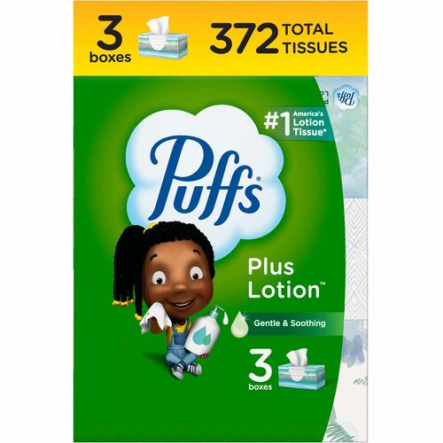 Puffs PGC39363 Plus Lotion Facial Tissue