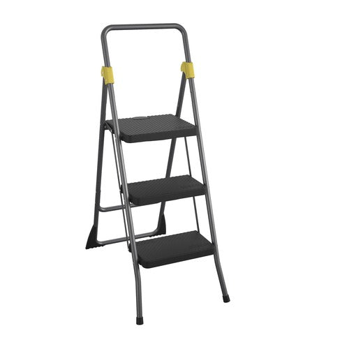 Cosco CSC11839GGO Steel 3-Step Folding Step Stool