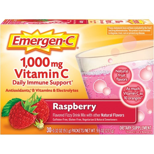 Emergen-C GKC30201 Raspberry Vitamin C Drink Mix