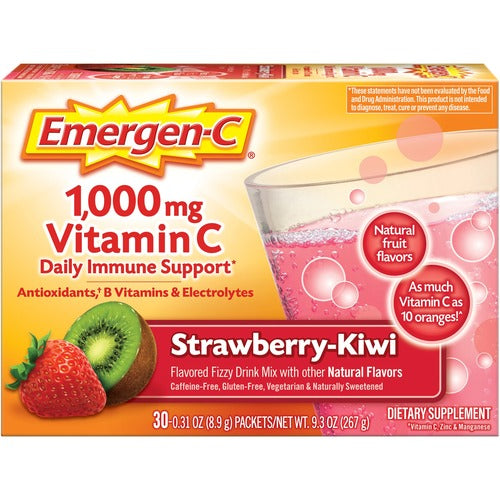 Emergen-C GKC30319 Strawberry-Kiwi Vitamin C Drink Mix