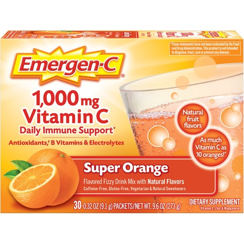 Emergen-C GKC30203 Super Orange Vitamin C Drink Mix