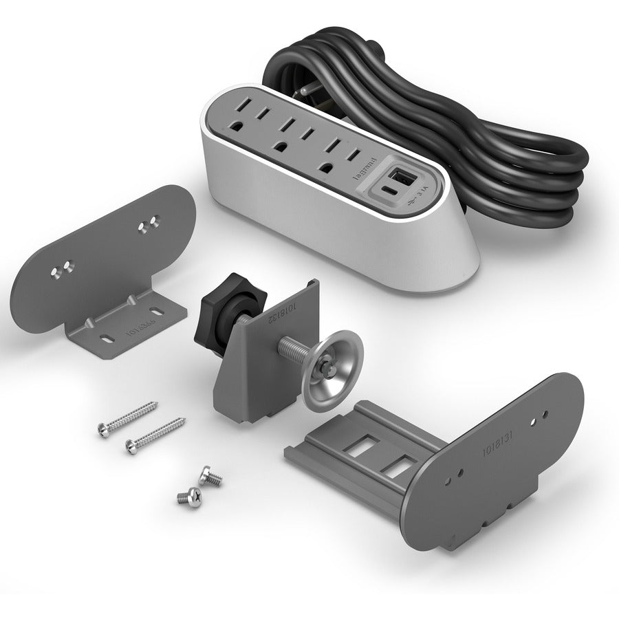 Wiremold CIFWSPC320CWH Desktop Power Center Series - Power Center Slim - White