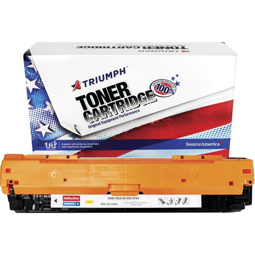 SKILCRAFT® NSN6915760 Remanufactured Laser Toner Cartridge 307A, CE743A - Yellow - 1 Each