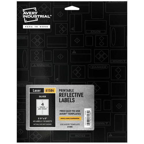Avery® AVE61584 Avery® Reflective Sign Labels