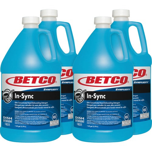 Betco BET18510400CT Simplicity In-Sync Dishwashing Liquid