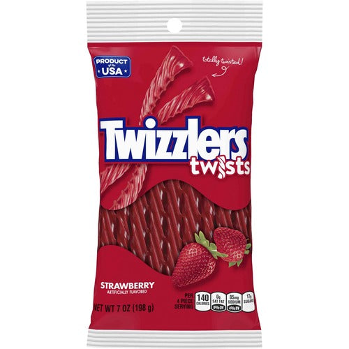 Twizzlers HRS54402 Twists Strawberry Flavored Candy