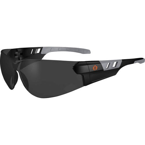Ergodyne EGO59133 SAGA Anti-Fog Smoke Lens Matte Frameless Safety Glasses / Sunglasses